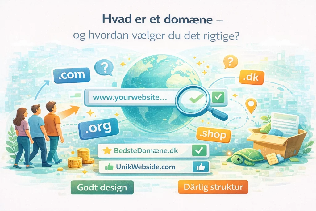 Hvad er et domæne – og hvordan vælger du det rigtige?