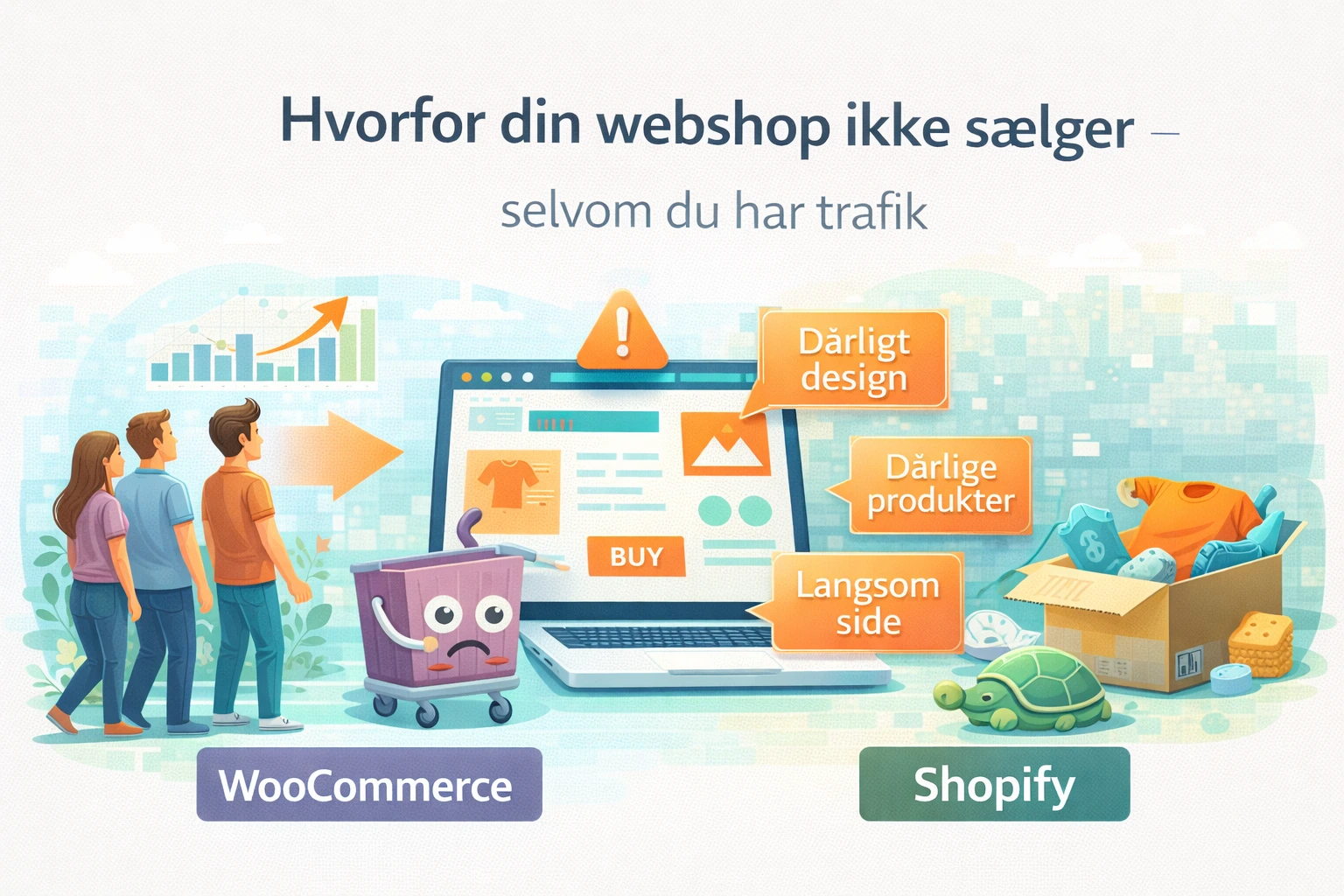 Hvorfor din webshop ikke sælger – selvom du har trafik