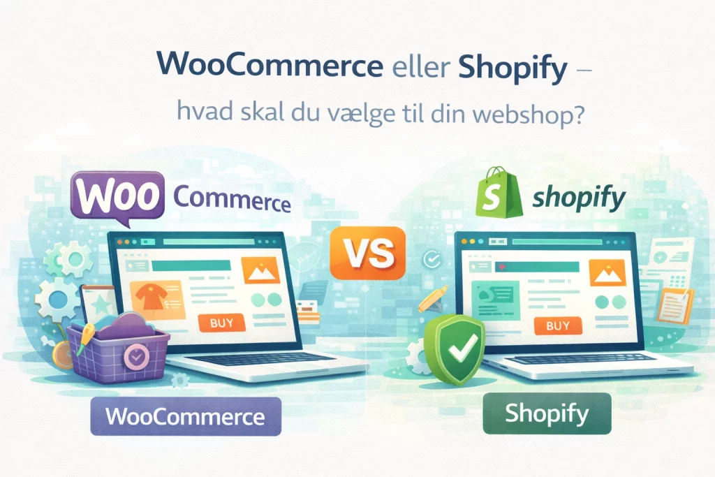 WooCommerce eller Shopify – hvad skal du vælge til din webshop?